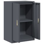 vidaXL Armoire de rangement Anthracite 60 x 40 x 90 cm Acier