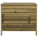 vidaXL Repose-pied de jardin 62x63 5x53 5 cm bois de pin imprégné