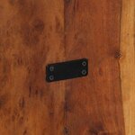 vidaXL Tête de lit multicolore 160 cm bois massif récupération
