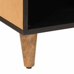 vidaXL Armoires de rangement avec tiroir Marron 80 x 33 5 x 46 cm