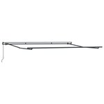 vidaXL Parasol Rétractable Manuel Rouge 450x300 cm