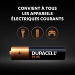 Duracell - nouveau piles alcalines aaa plus  1.5 v lr03 mn2400  paquet de 20