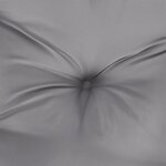 vidaXL Coussin de banc de jardin gris 150x50x7 cm tissu oxford