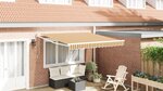 vidaXL Auvent Rétractable Multicolore 300x250 cm Tissu