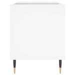 vidaXL Armoire à disques blanc 85x38x48 cm bois d'ingénierie