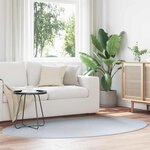 vidaXL Tapis HUARTE Gris 140 x 200 cm Polyester