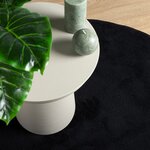 vidaXL Tapis OVIEDO à poils courts noir Ø 200 cm