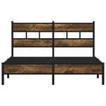 vidaXL Cadre de lit sans matelas avec tête de lit 160x200 cm