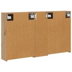 vidaXL Ensemble de Meubles de Salle de Bain 3 Pièces 106 x 16 x 62 5 cm