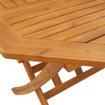 vidaXL Ensemble à manger de jardin pliable 5 Pièces bois massif d’acacia