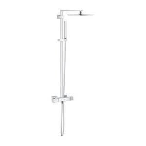 Grohe colonne de douche euphoria cube xxl 230 1 jet 26087000 -mitigeur thermostatique - limiteur de température et de débit -c