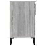 vidaXL Armoire à chaussures Sonoma gris 102x36x60 cm Bois d'ingénierie