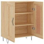 vidaXL Buffet chêne sonoma 69 5x34x90 cm bois d'ingénierie