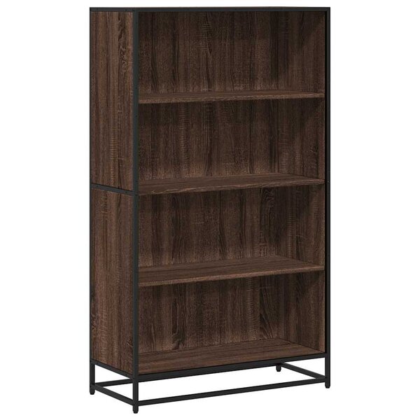 vidaXL Bibliothèque chêne marron 80 5x35x139 cm bois d'ingénierie