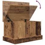 vidaXL Boîtes de rangement vieux bois 30x50x28 cm bois d'ingénierie