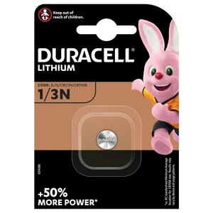 Pile lithium 'Photo' 1/3 N (CR1/3N/2L76) 3V Blister de 1 DURACELL