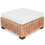 vidaXL Ensemble de canapés 27 Pièces Rotin naturel