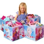 Disney La Reine des Neiges - Cubes de rangement pour jouets enfants