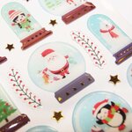 Stickers Noël - Boules à neige