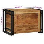 vidaXL Boîte de Rangement avec stockage 60 x 40 x 41 cm