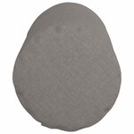 vidaXL Coussins d'accent 2 pc tissu Taupe Ø 15 x 40 cm