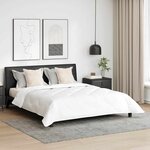 vidaXL Duvet d'hiver avec oreiller 3 Pièces Blanc Microfibre