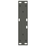 vidaXL Pieds de table basse en forme de V 2 pièces Anthracite 28 x (42-43 3) cm Acier