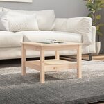 vidaXL Table basse 55x55x40 cm Bois massif de pin