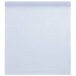 vidaXL Films pour fenêtre 5 Pièces statique dépoli blanc PVC