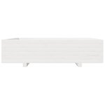 vidaXL Jardinière blanc 100x100x26 5 cm bois de pin massif