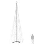 vidaXL Arbre de Noël cône 3000 LED Bleues 230x800 cm
