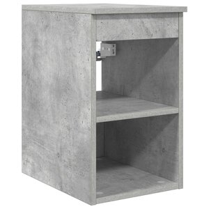 vidaXL Meuble de Salle de Bain In-between Gris béton 30 x 44 5 x 50 cm