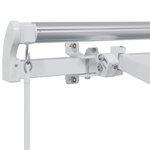 vidaXL Cadre de auvent Blanc 3 x 2 m Métal