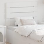 vidaXL Tête de lit Blanc 90 cm Bois d'ingénierie