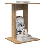 vidaXL Table d'appoint Chêne artisanal 45 x 40 x 62 5 cm
