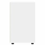 vidaXL Armoire de rangement Blanc 60 x 48 x 81 cm Bois d'ingénierie