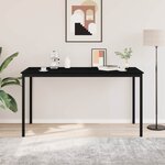 vidaXL Table de salle à manger / Table de repas Bois d'ingénierie