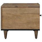 vidaXL Table basse Marron 80 x 50 x 40 cm Bois de mangue massif