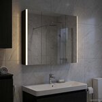 vidaXL Armoire Miroir de Salle de Bain Chêne noir 83 5 x 15 5 x 70 cm