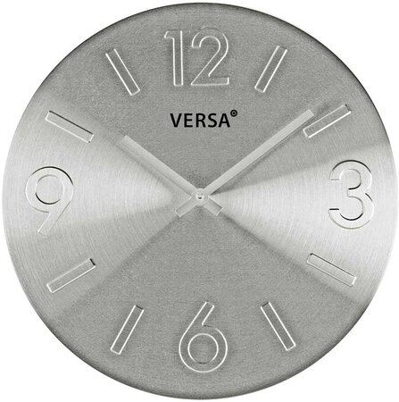 Horloge en aluminium Plata 35.5 cm