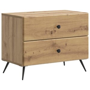 vidaXL Cabinet de chevet Chêne artisanal 62 x 34 5 x 47 5 cm