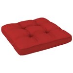 vidaXL Salon de jardin palette 6Pièces avec coussins Pin imprégné de noir