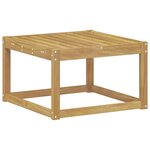 vidaXL Ensemble de canapés d'extérieur 3 Pièces Blanc