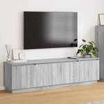 vidaXL Meuble TV avec LED Sonoma gris 180 x 38 x 49 cm