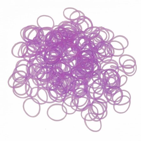 200 élastiques loom phosphorescent violet