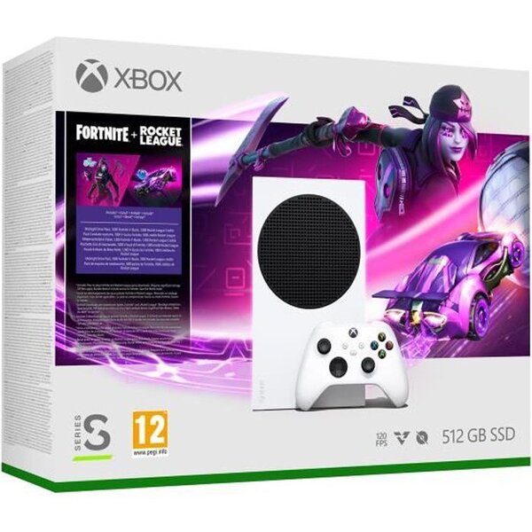 Xbox Series S | Pack Fortnite Rocket League (contenus digitaux) | Compatible 4K HDR