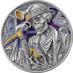 Pièce de monnaie en Argent 5 Cedis g 31.1 (1 oz) Millésime 2025 Memento Mori MINER