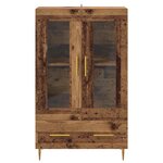 vidaXL Haut Armoire avec tiroir Bois Ancien 69 5 x 31 x 115 cm