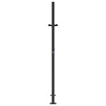 vidaXL Portail de jardin anthracite 105x130 cm conception de carré