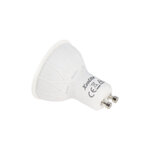 Ampoule led spot  culot gu10  5 5w cons. (35w eq.)  lumière blanc chaud  150 lumen en autonome